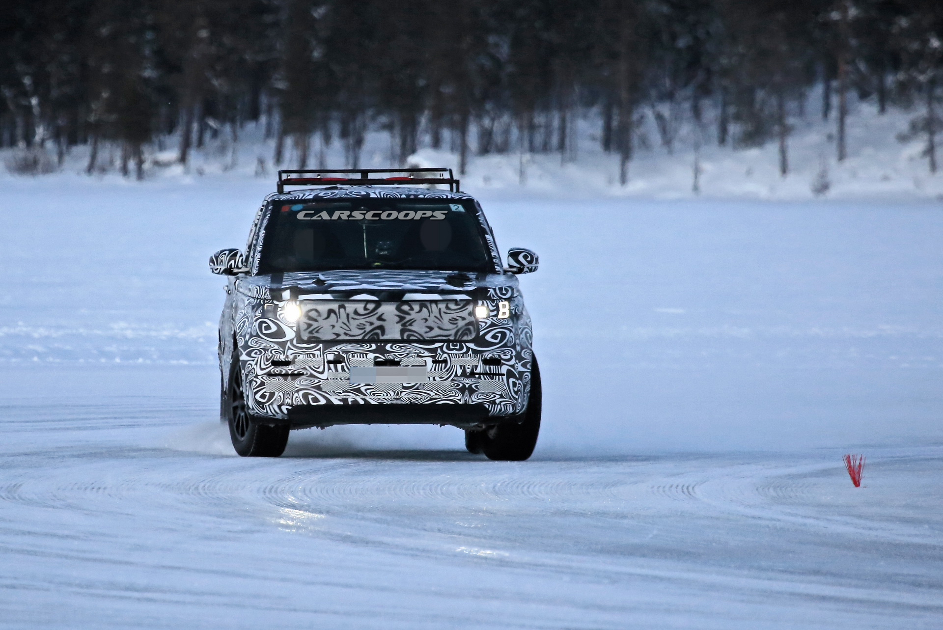2022 Range Rover Sport Spotted Having Fun On A Frozen Lake
