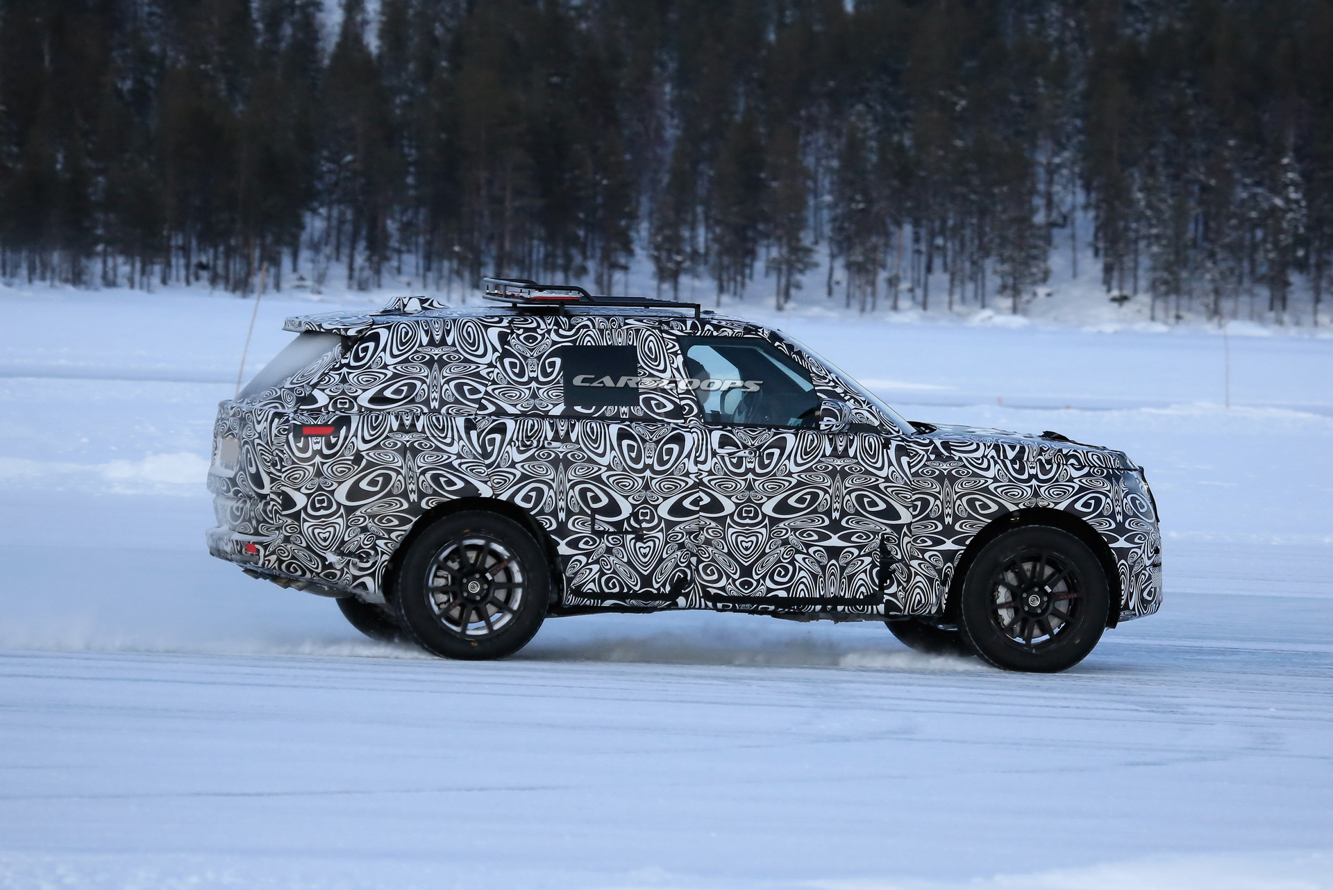 2022 Range Rover Sport Spotted Having Fun On A Frozen Lake