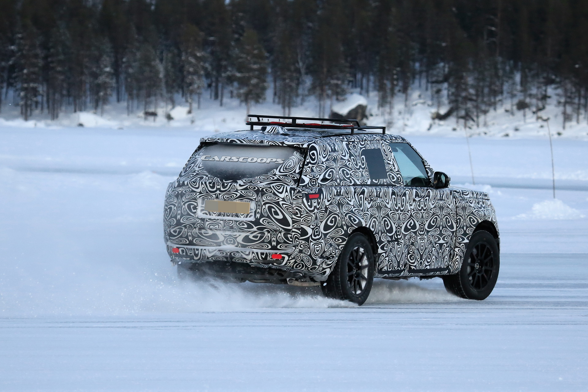 2022 Range Rover Sport Spotted Having Fun On A Frozen Lake