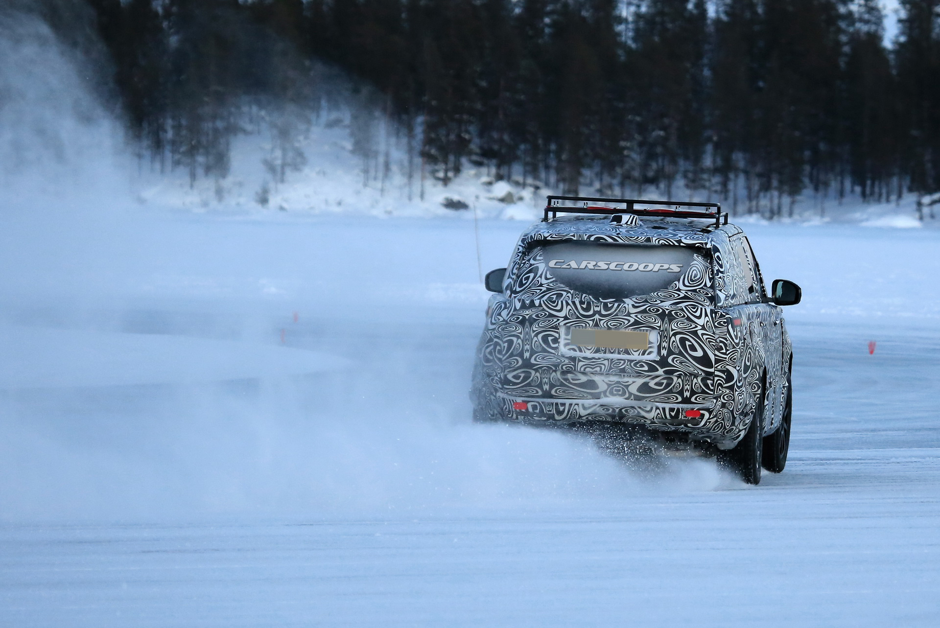 2022 Range Rover Sport Spotted Having Fun On A Frozen Lake