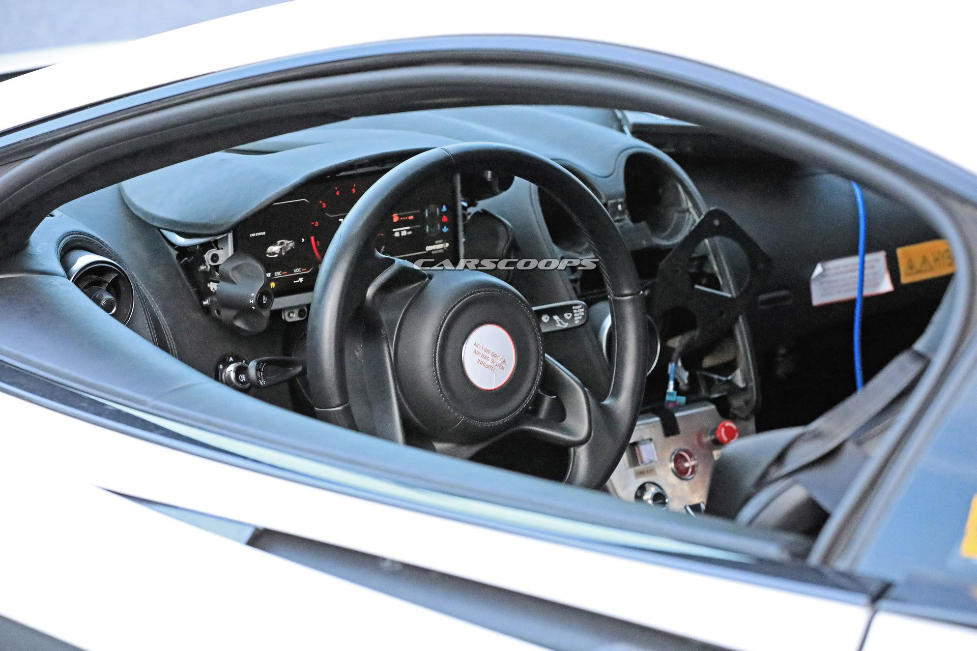 McLaren Sports Series Mule Spied As Digital Dash Could Have Revealed The Production Model