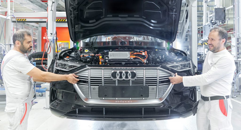 Audi Temporarily Halts E-Tron Production Over Battery Supply Issues