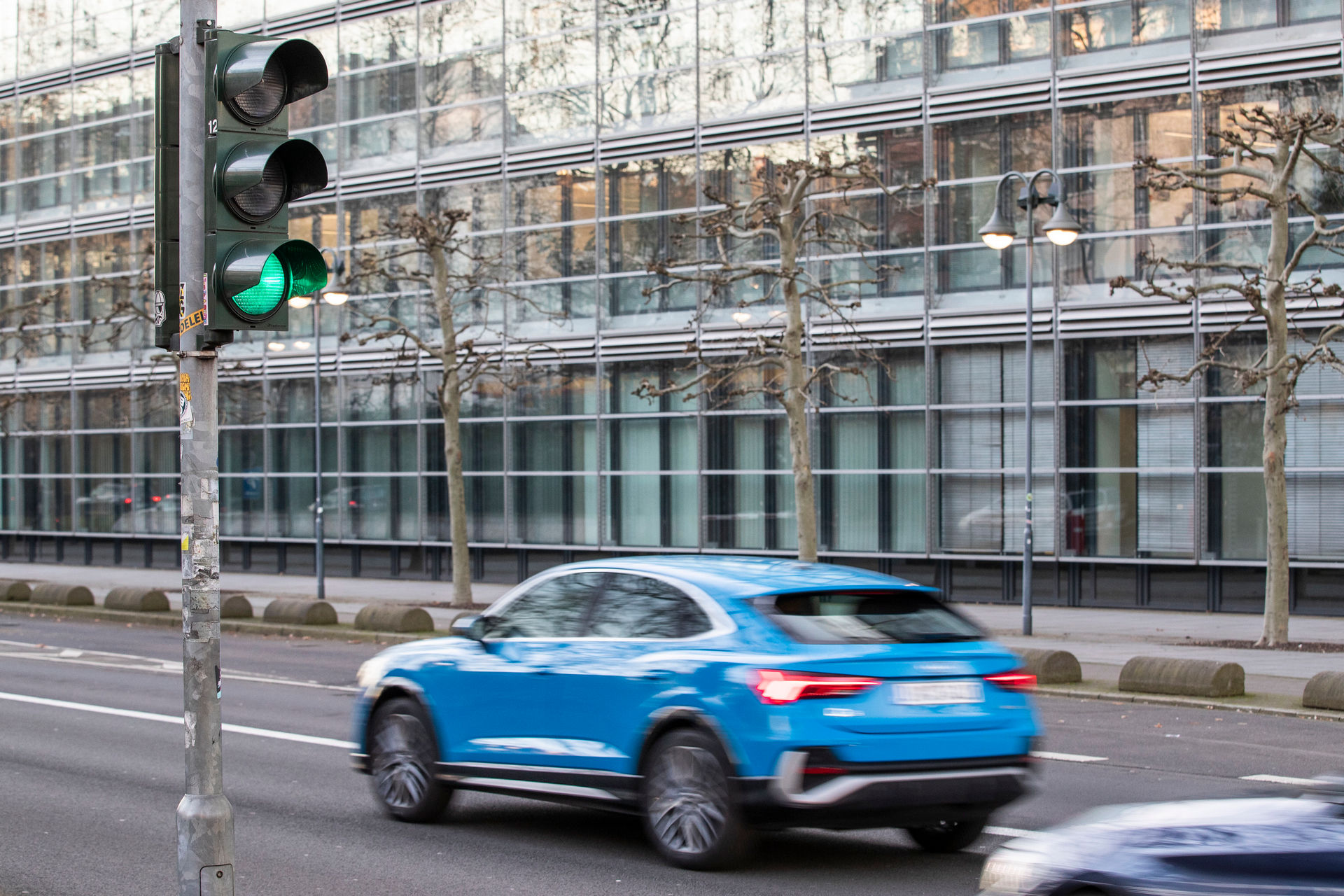Audi Models Start Interacting With Traffic Lights In Düsseldorf