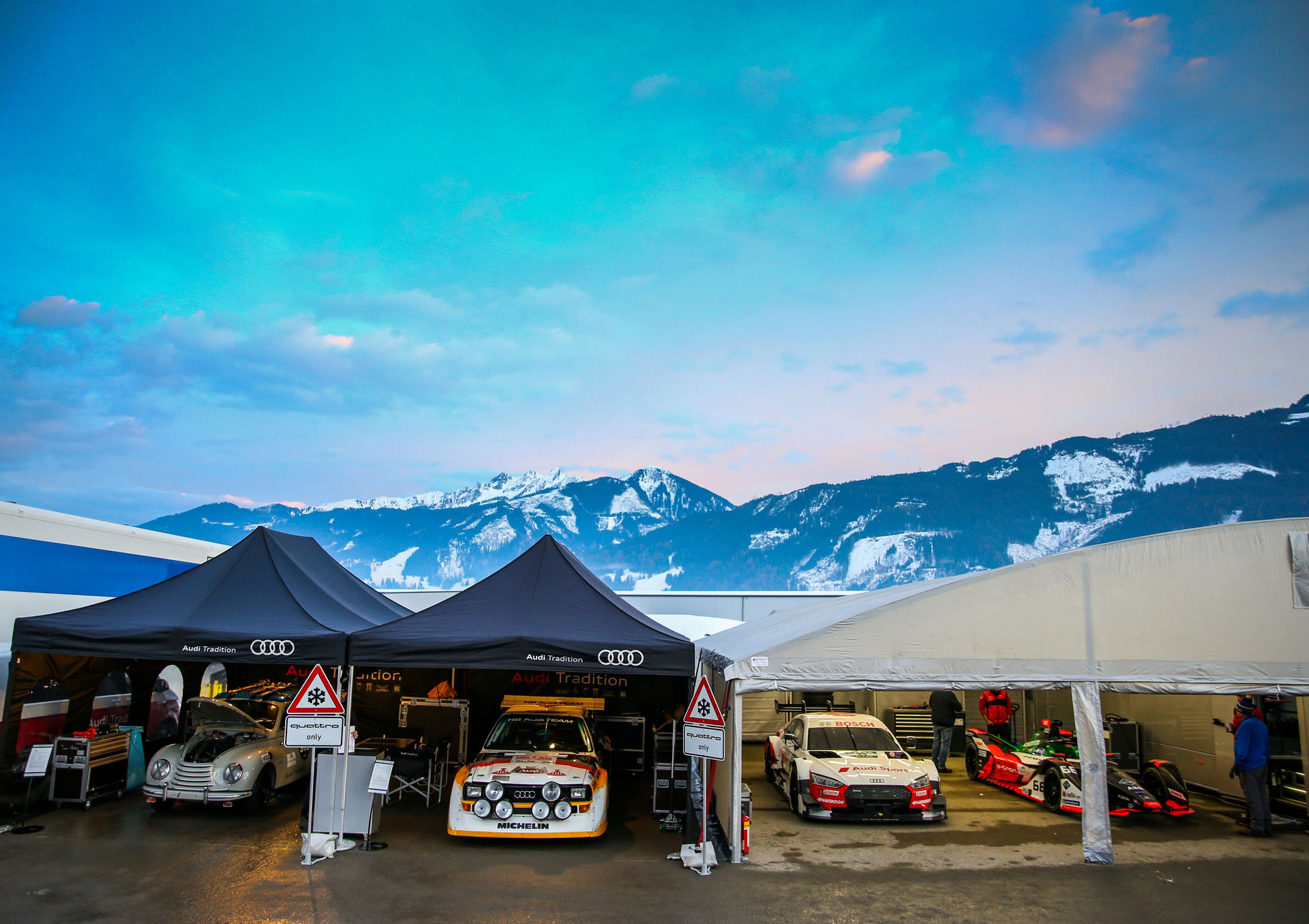 Audi Brings Its Finest Racers To Zell am See GP Ice Race In Austria
