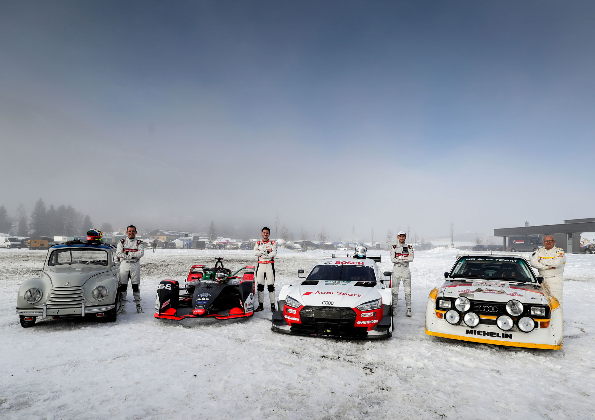 Audi Brings Its Finest Racers To Zell am See GP Ice Race In Austria
