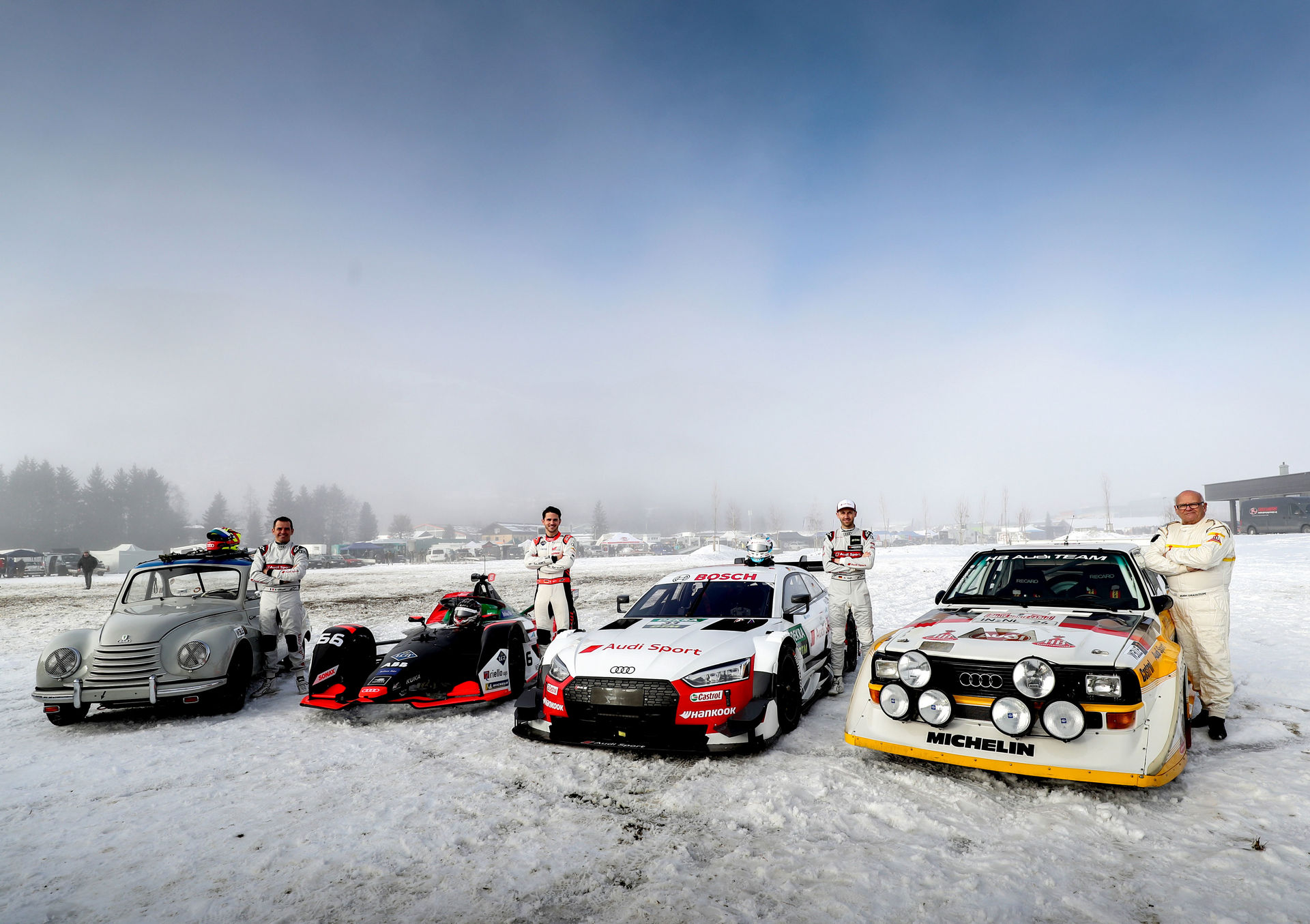 Audi Brings Its Finest Racers To Zell am See GP Ice Race In Austria