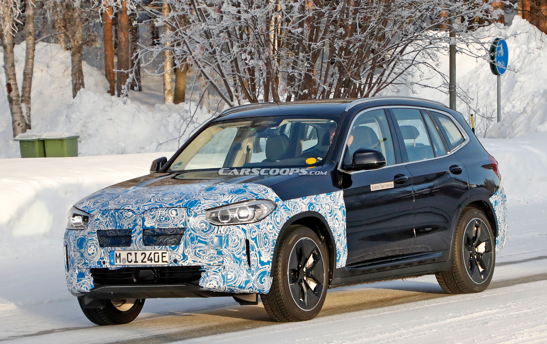 BMW iX3 Spotted Testing Its Lightweight Aerodynamic Wheels