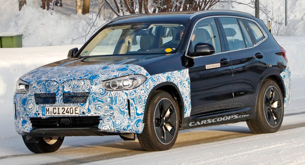  BMW iX3 Spotted Testing Its Lightweight Aerodynamic Wheels