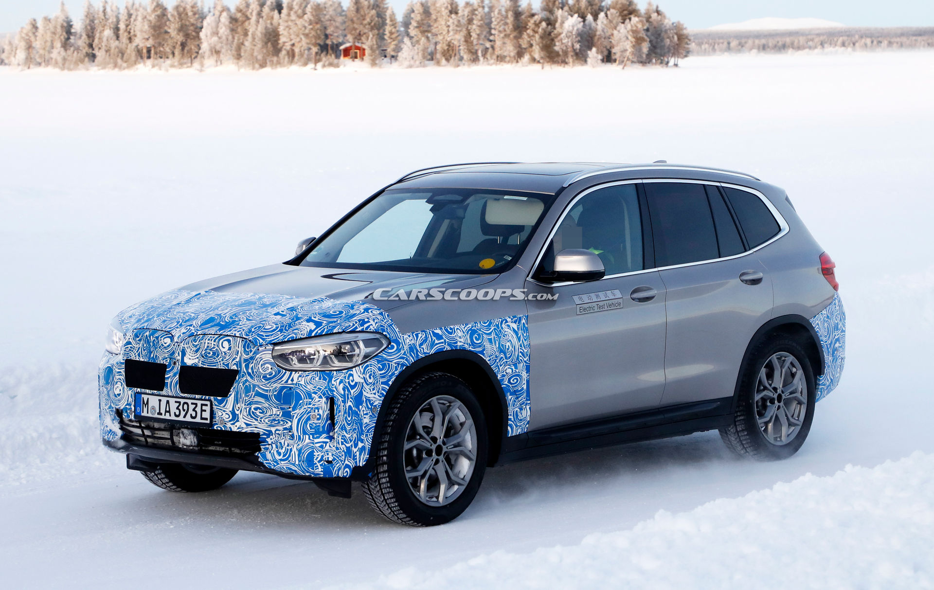 BMW iX3 Spotted Testing Its Lightweight Aerodynamic Wheels