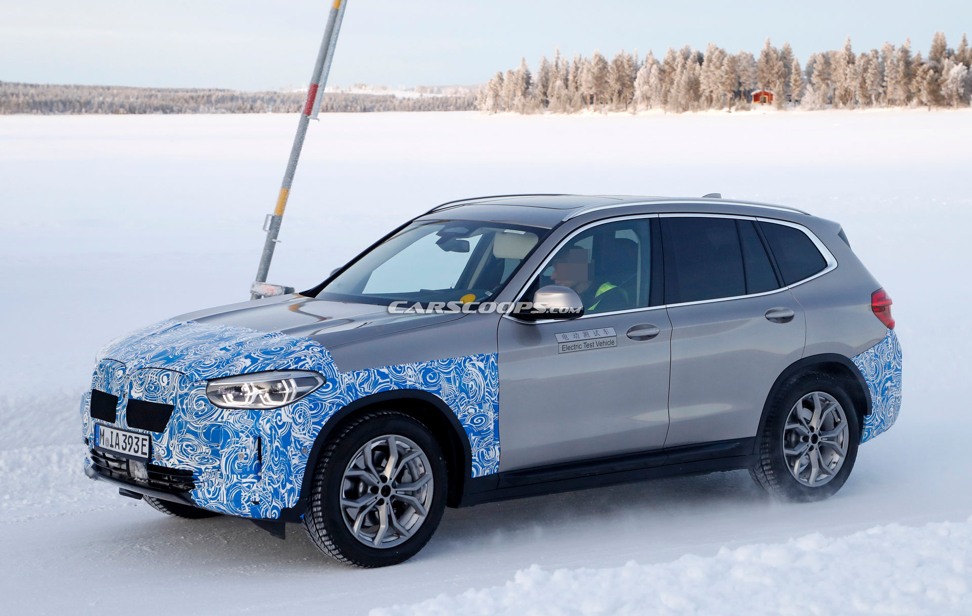 BMW iX3 Spotted Testing Its Lightweight Aerodynamic Wheels