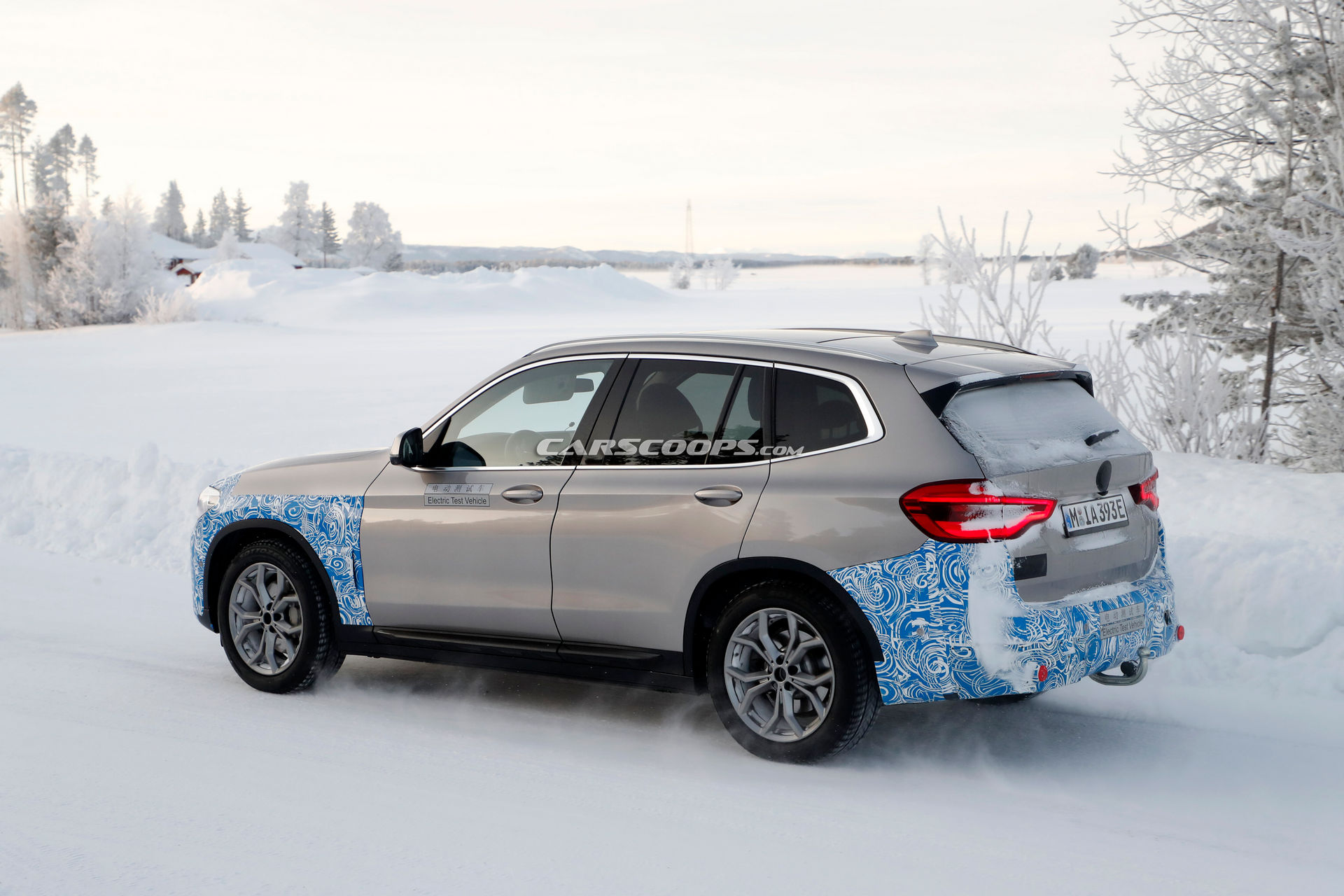 BMW iX3 Spotted Testing Its Lightweight Aerodynamic Wheels