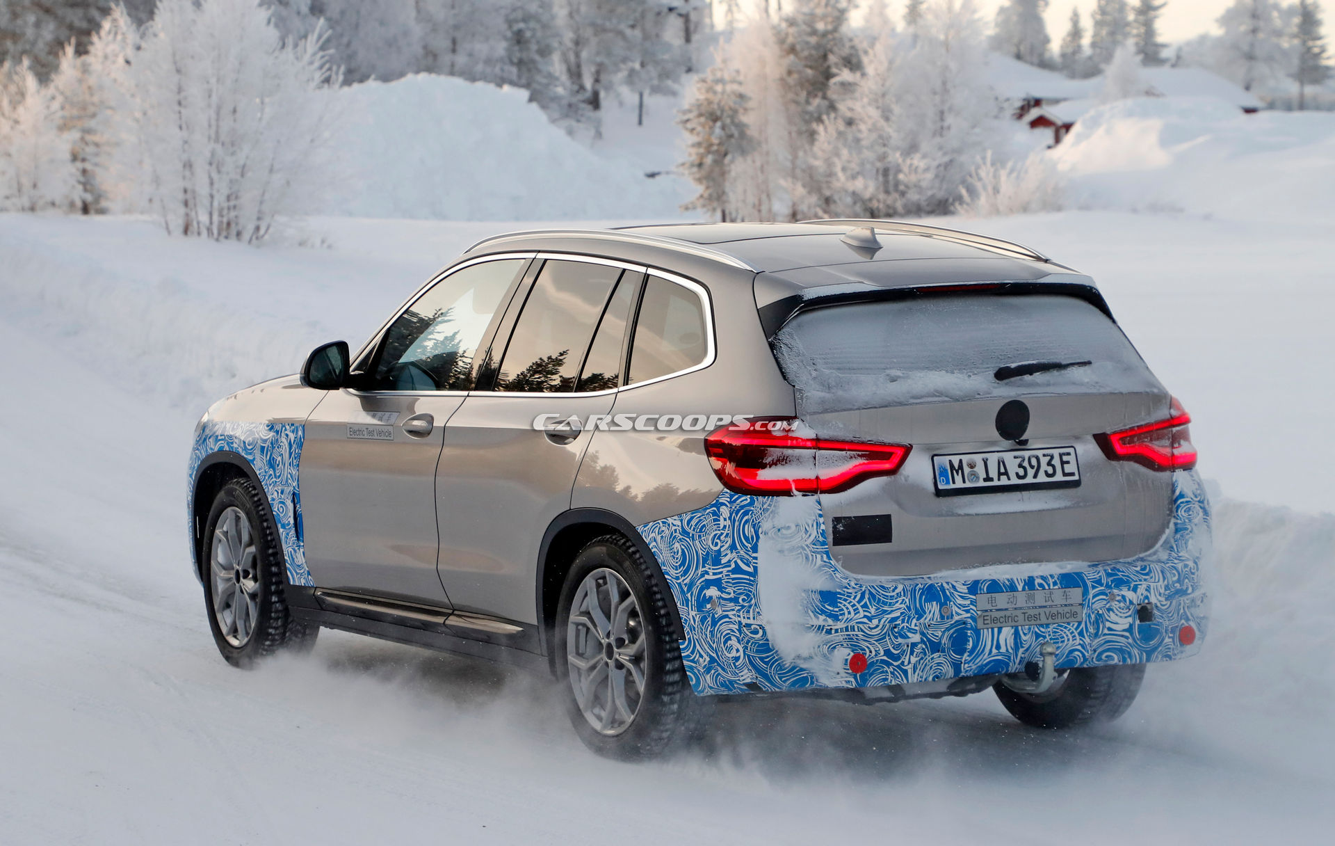 BMW iX3 Spotted Testing Its Lightweight Aerodynamic Wheels