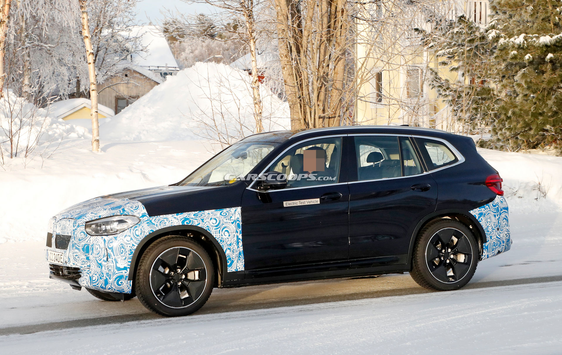 BMW iX3 Spotted Testing Its Lightweight Aerodynamic Wheels
