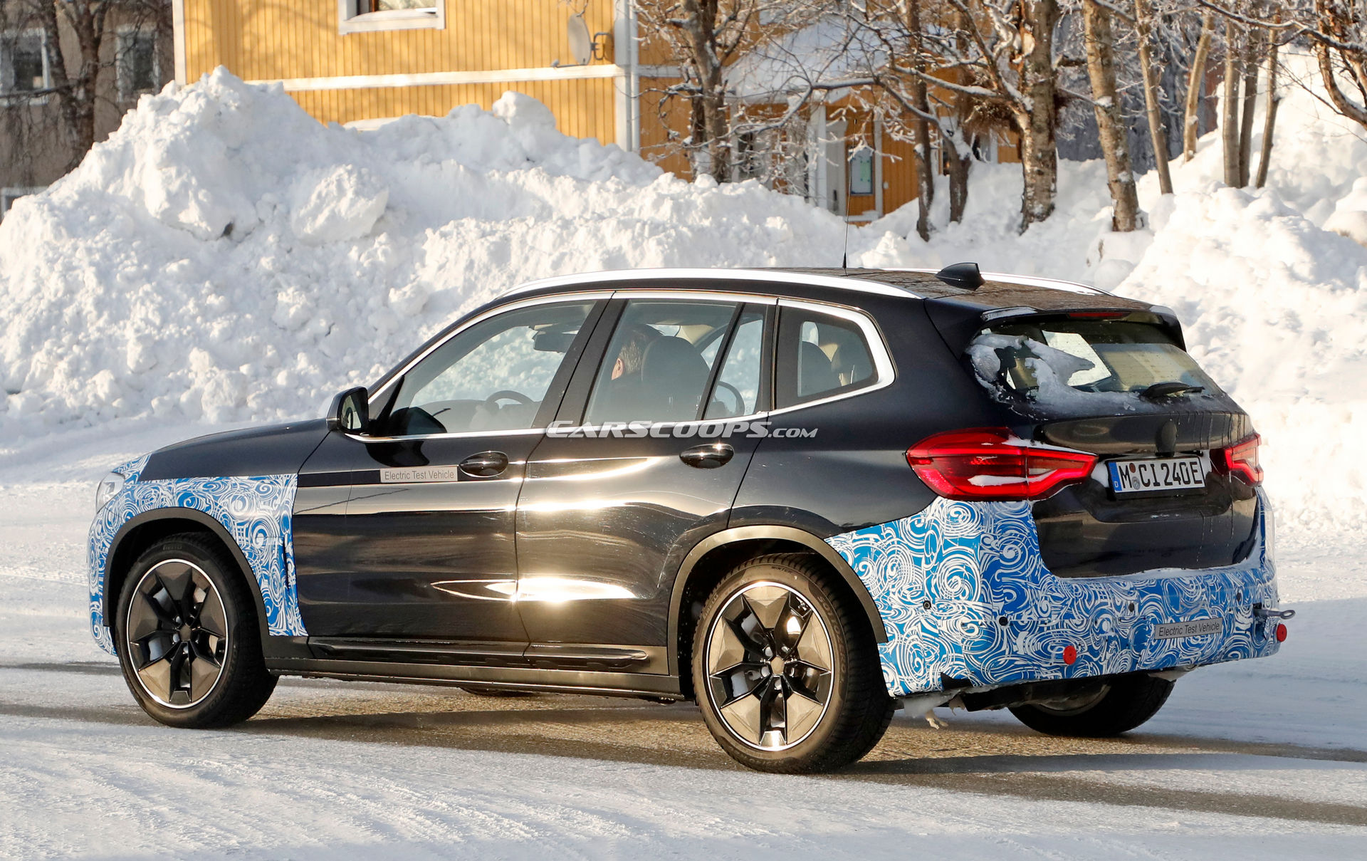 BMW iX3 Spotted Testing Its Lightweight Aerodynamic Wheels