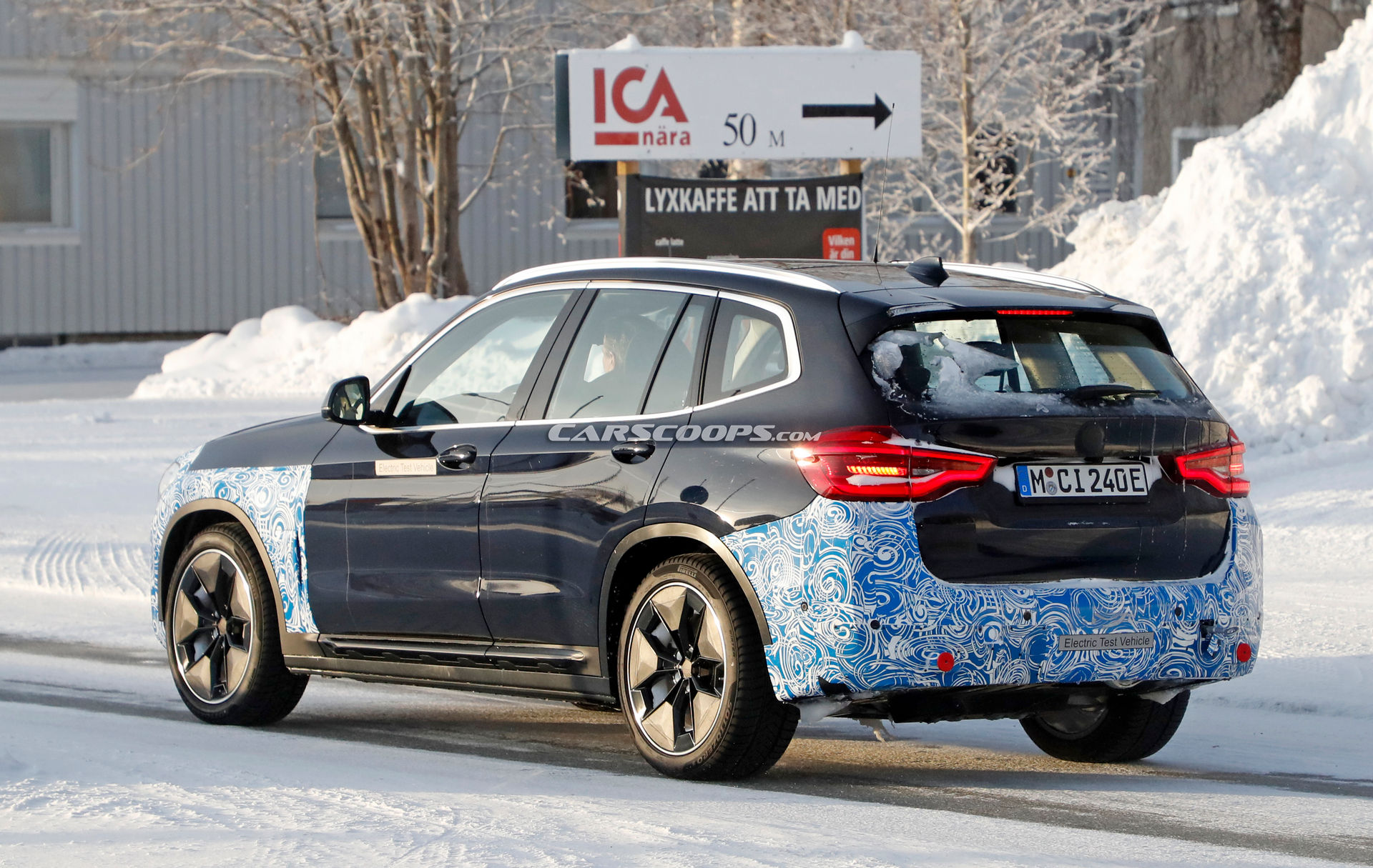 BMW iX3 Spotted Testing Its Lightweight Aerodynamic Wheels