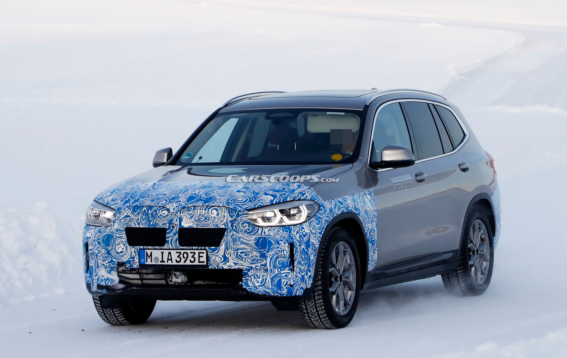 BMW iX3 Spotted Testing Its Lightweight Aerodynamic Wheels
