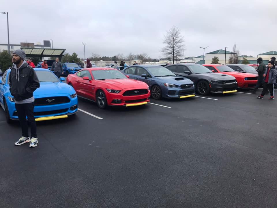 Cars And Coffee Goers Tease Dodge Owners With Pool Noodle Splitter Guards