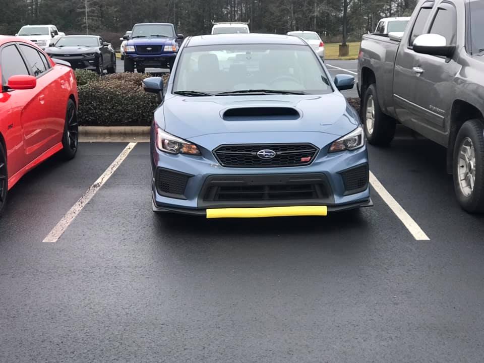 Cars And Coffee Goers Tease Dodge Owners With Pool Noodle Splitter Guards