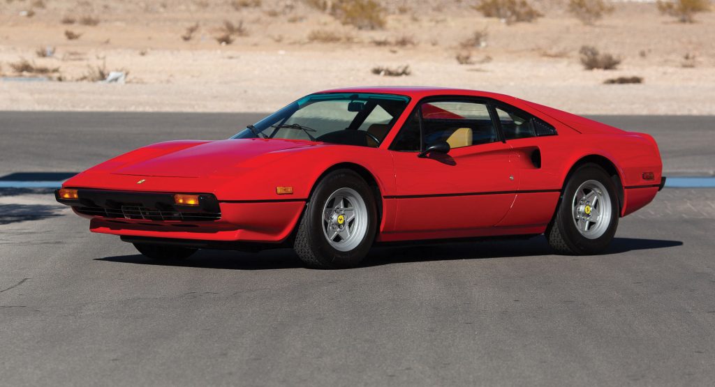  Rare 1976 Ferrari 308 GTB Vetroresina Has A Fiberglass Body
