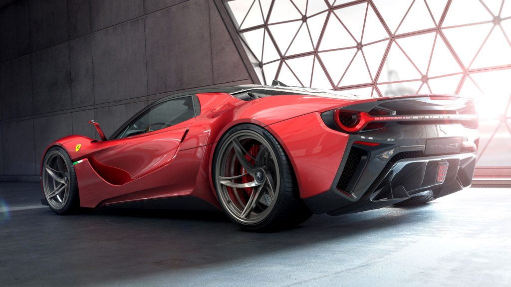  Ferrari Stallone Study Wants To Be The Ultimate Italian Hypercar