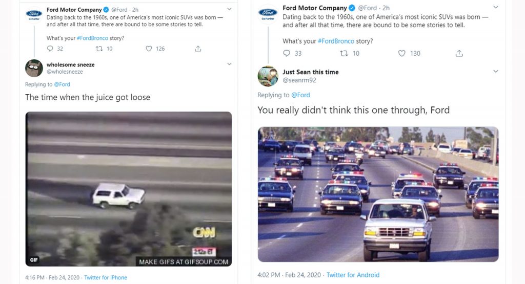  Ford Wanted To Promote The Bronco, They Ended Up Getting Trolled Instead
