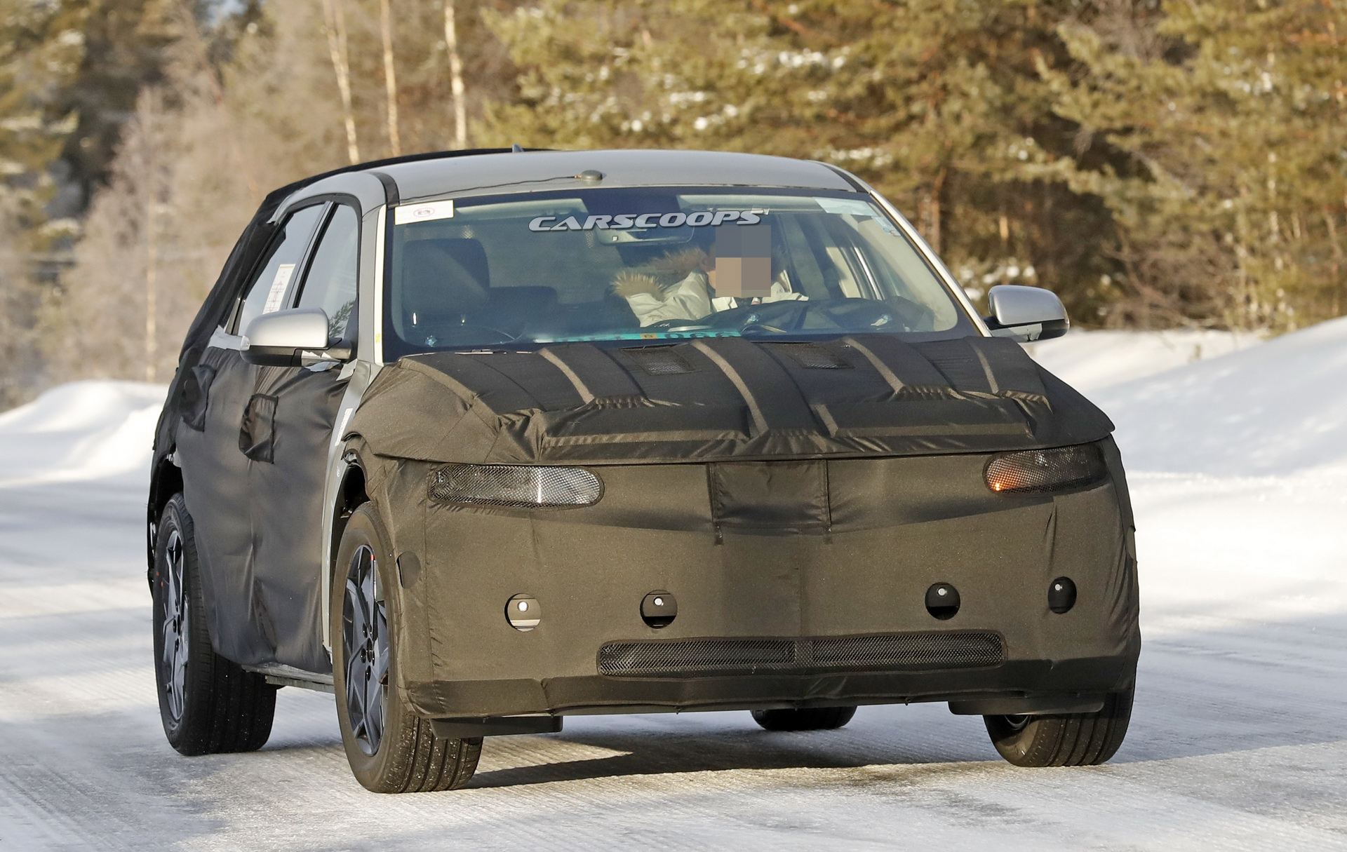 Hyundai 45 Electric Crossover Makes Spy Debut, Combines Retro Styling With New Platform