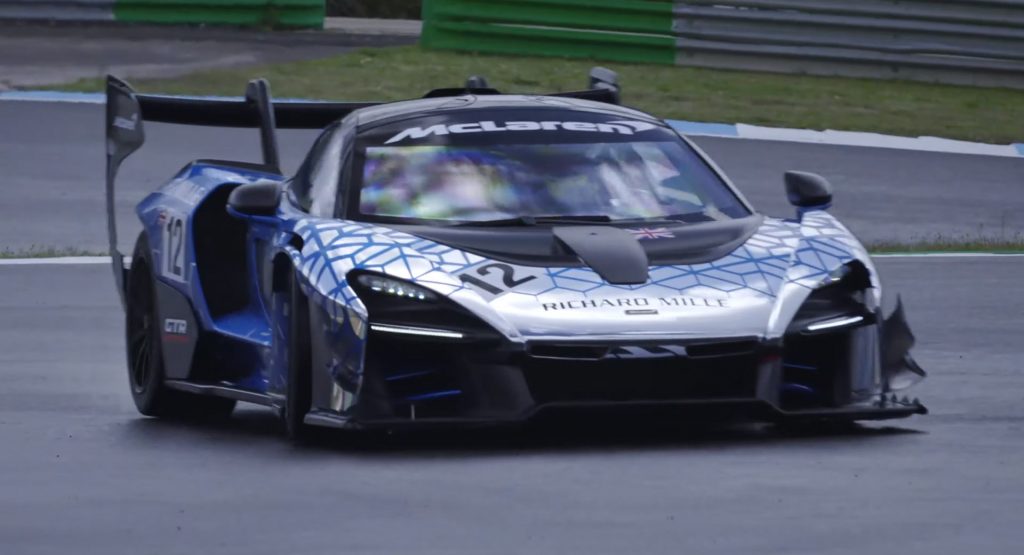 Bruno Senna Pushes The McLaren Senna GTR To Its Limits