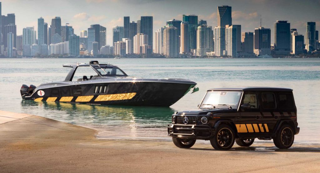  Mercedes-AMG And Cigarette Racing Release 2,700 HP Boat, Matching G63