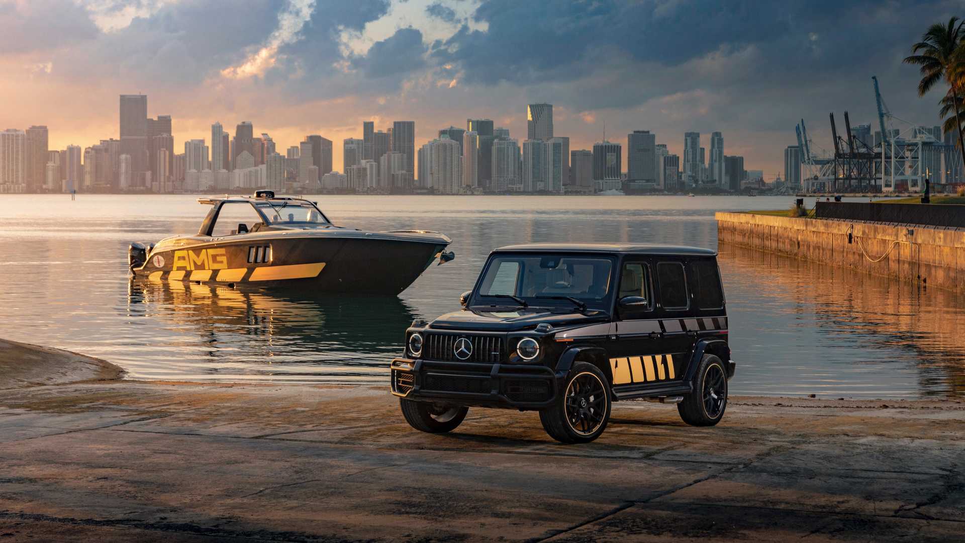 Mercedes-AMG And Cigarette Racing Release 2,700 HP Boat, Matching G63