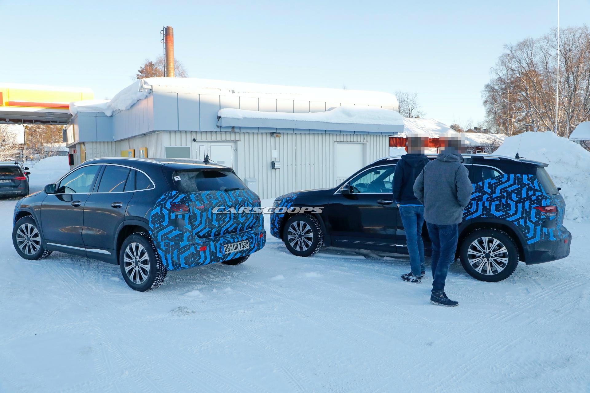 Electric Mercedes EQA And EQB Compact SUVs Show More Skin Than Ever