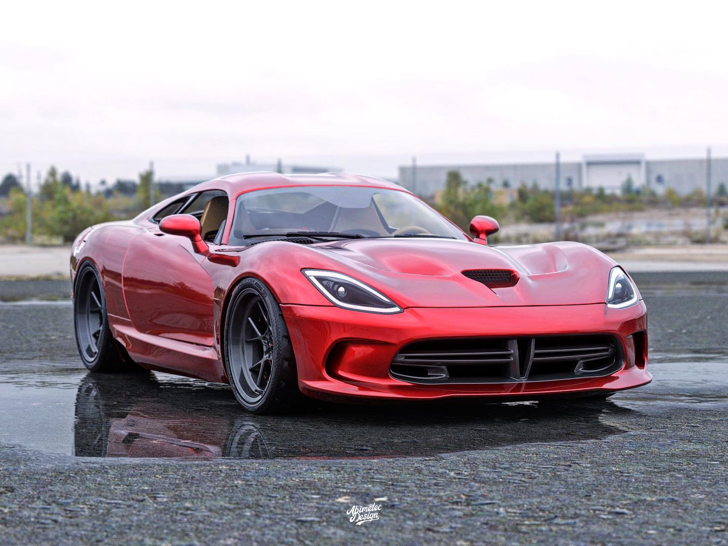 The Last Dodge Viper Works Surprisingly Well As A Mid Engine Supercar Carscoops