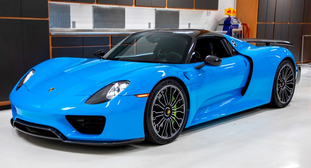 Riviera Blue Porsche 918 Spyder Will Leave You Sweating Carscoops