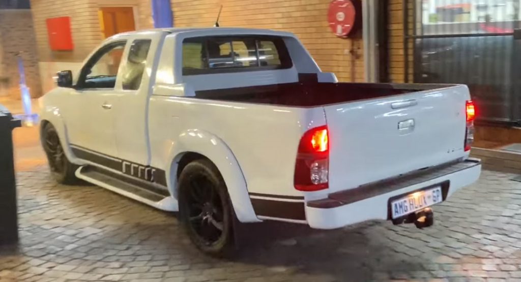  Crazy Toyota HiLux Build Has An C63 AMG 6.2-Liter V8 And A Manual ‘Box!