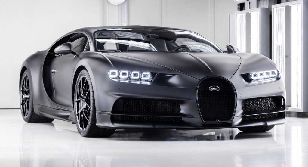  The 250th Bugatti Chiron Is A Stealthy Black Carbon Fiber Beast