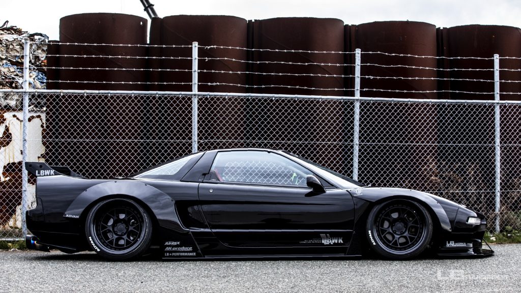 Original Honda / Acura NSX Tucks Away Sleek Styling Under Liberty Walk