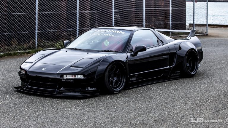 Original Honda / Acura NSX Tucks Away Sleek Styling Under Liberty Walk
