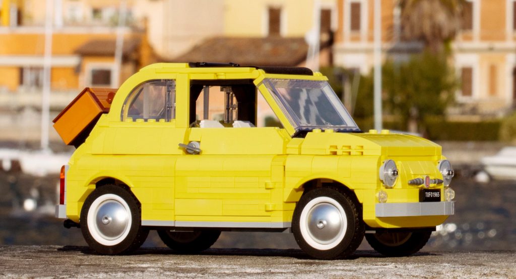  LEGO Goes Back To The 60’s With Creator Expert Fiat 500 Classic, Builds Life-Size Brick Model To Go With It