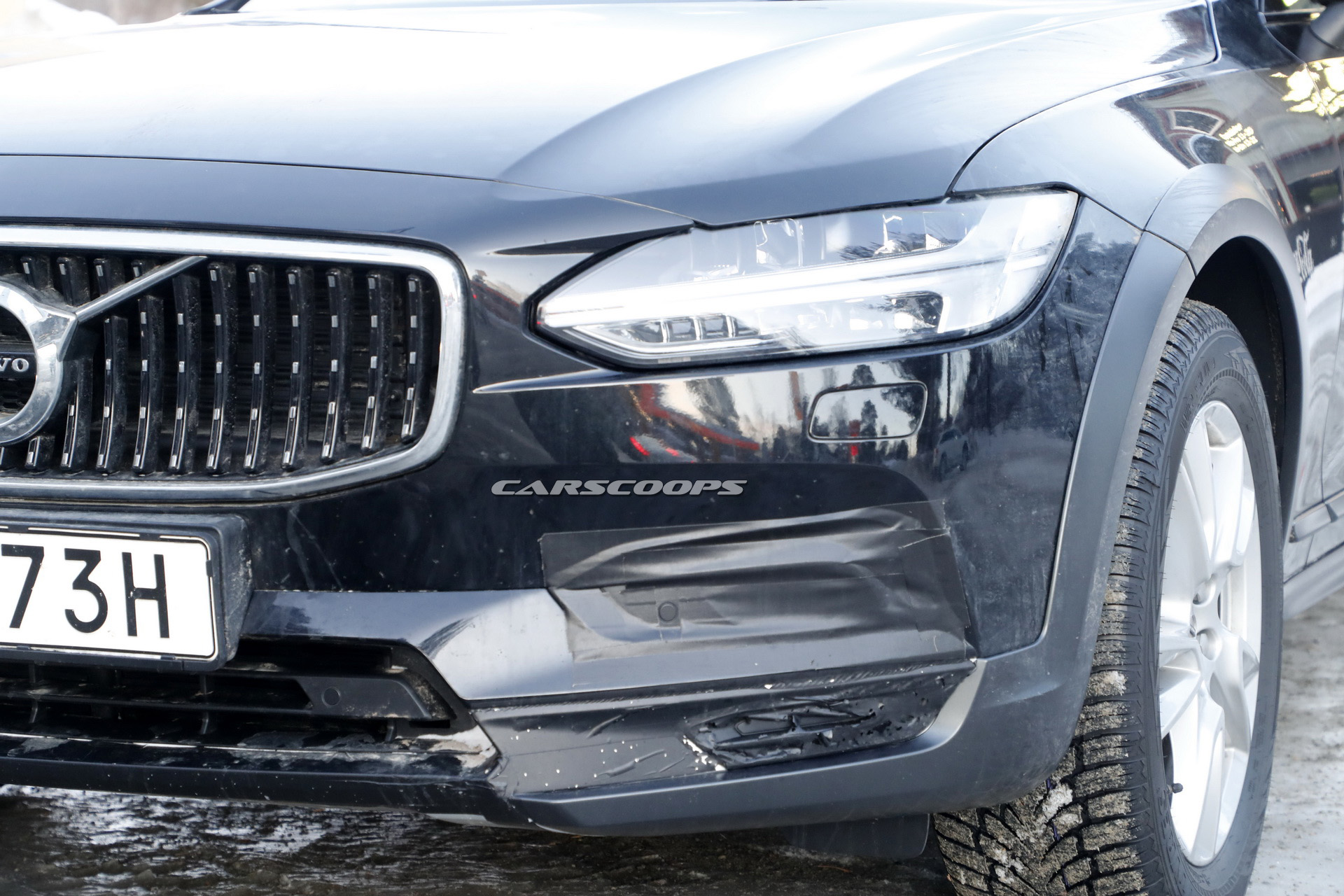 2021 Volvo V90 Cross Country Prototype Gets By With Limited Camouflage
