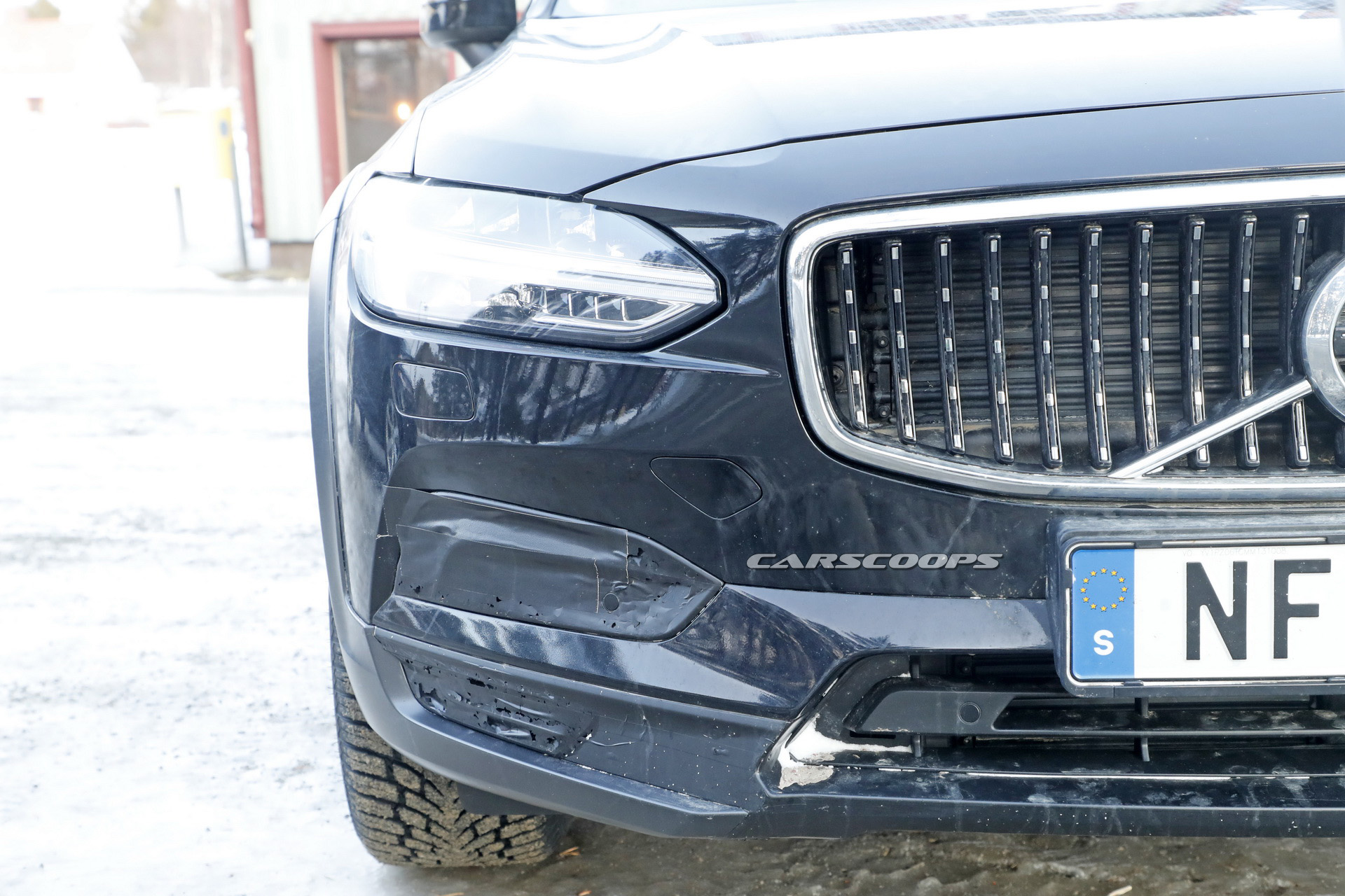 2021 Volvo V90 Cross Country Prototype Gets By With Limited Camouflage