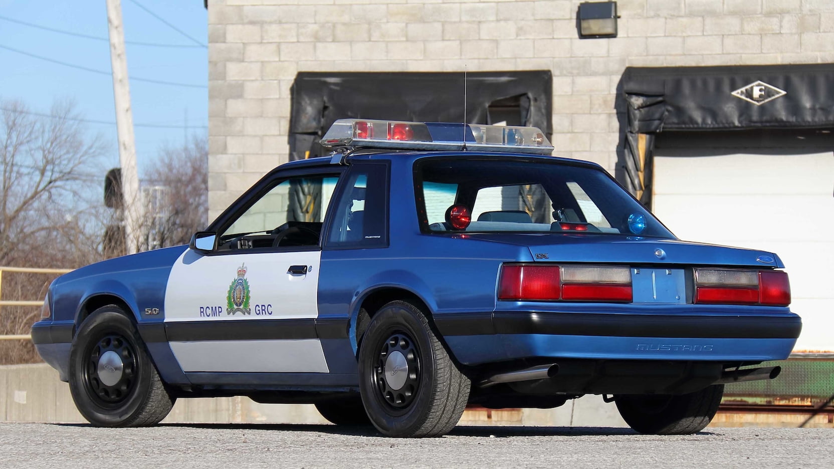 Go 5-O In A 5.0: Manual 1989 Ford Mustang SSP Used By Canadian Police Up For Sale