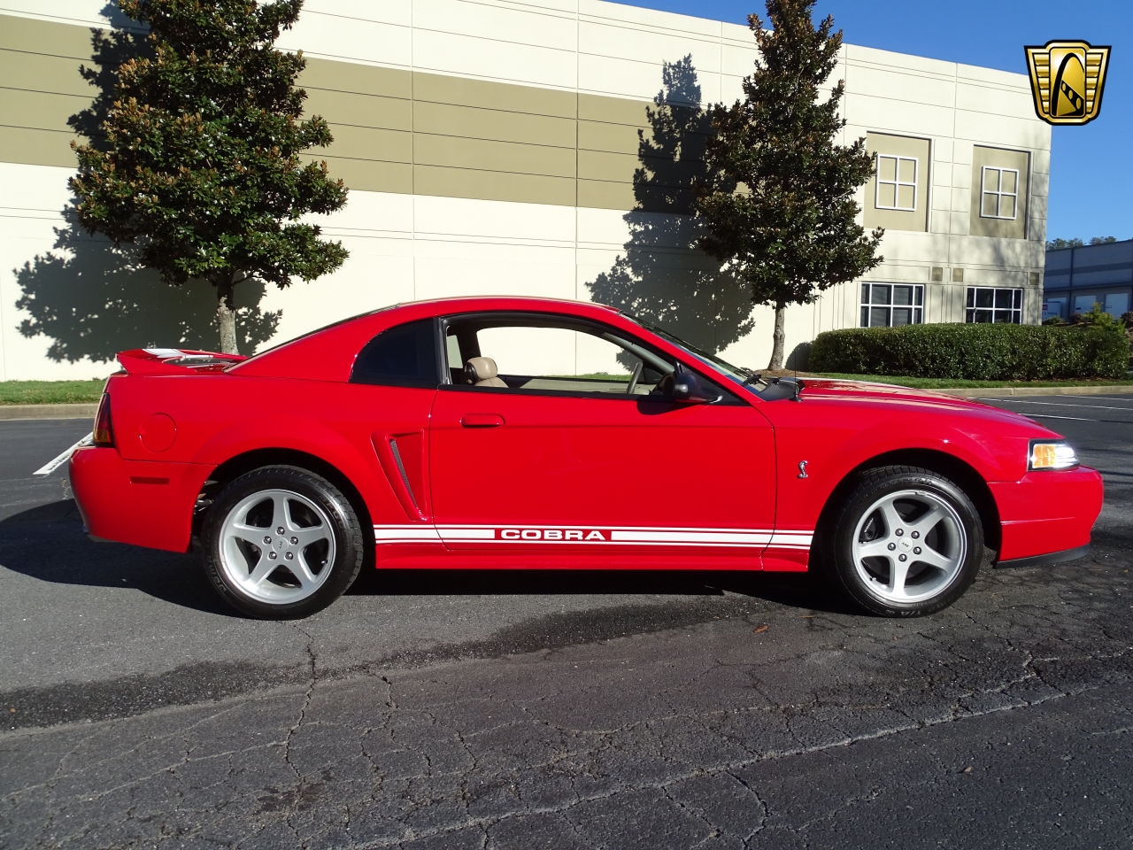 824 Miles Only: 1999 Ford Mustang Cobra SVT Is Red With Fury For Not Being Driven