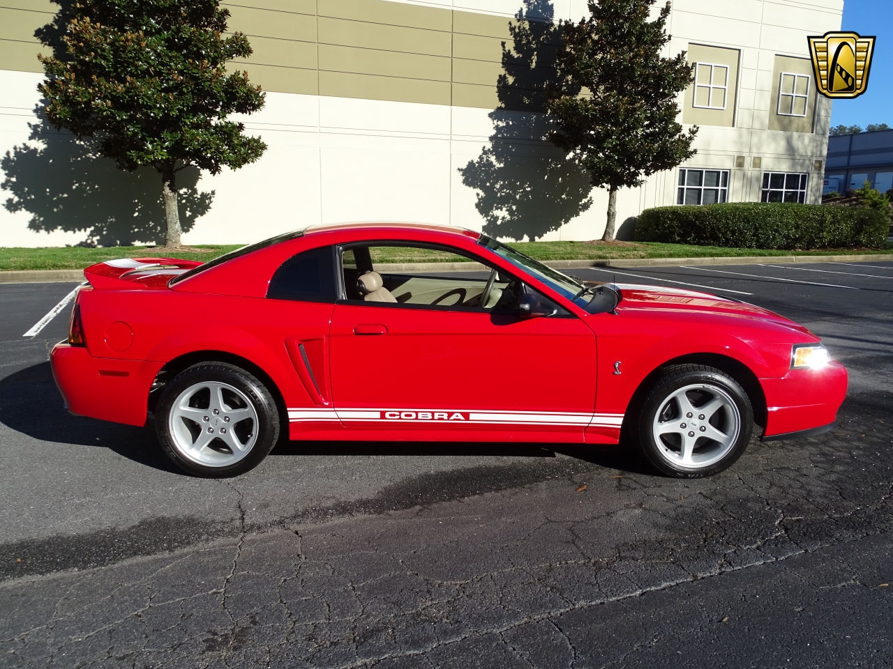 824 Miles Only: 1999 Ford Mustang Cobra SVT Is Red With Fury For Not Being Driven