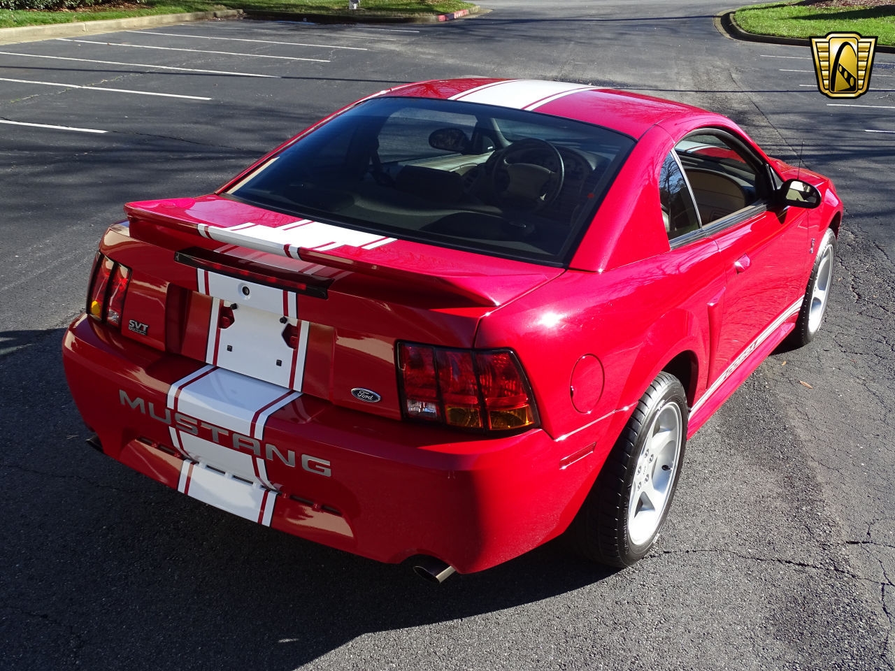 824 Miles Only: 1999 Ford Mustang Cobra SVT Is Red With Fury For Not Being Driven