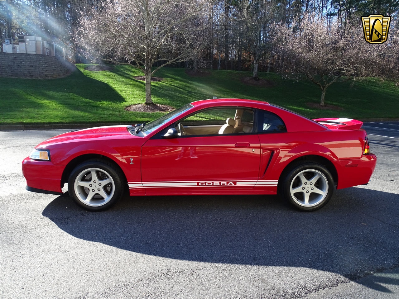 824 Miles Only: 1999 Ford Mustang Cobra SVT Is Red With Fury For Not Being Driven