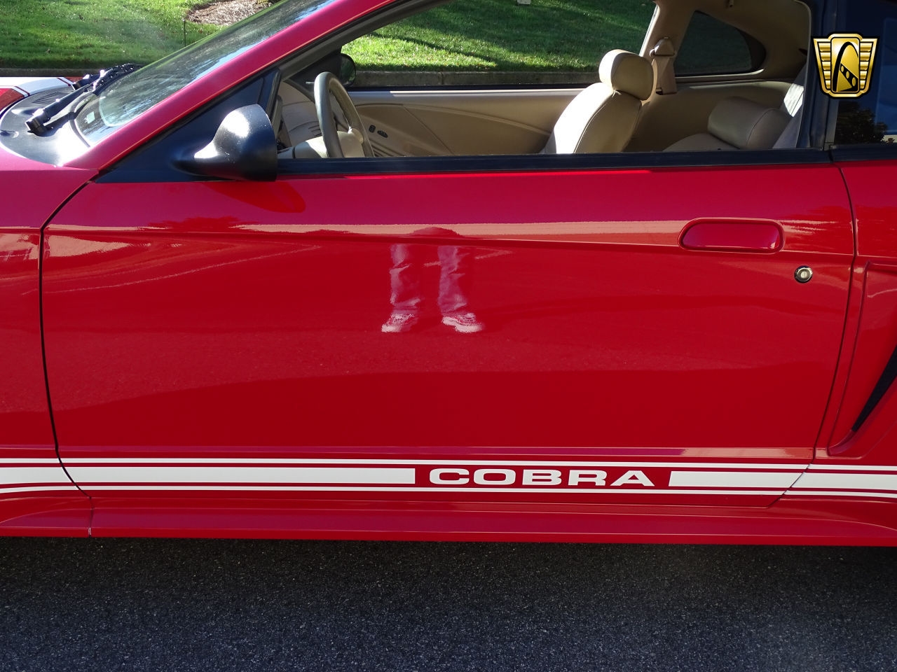 824 Miles Only: 1999 Ford Mustang Cobra SVT Is Red With Fury For Not Being Driven
