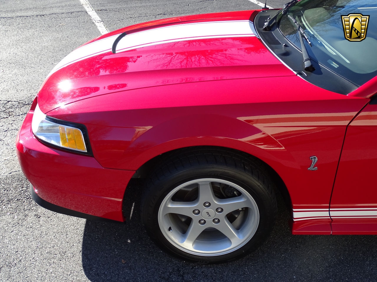 824 Miles Only: 1999 Ford Mustang Cobra SVT Is Red With Fury For Not Being Driven