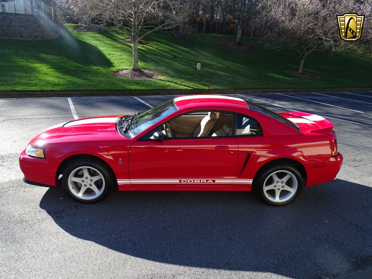 824 Miles Only: 1999 Ford Mustang Cobra SVT Is Red With Fury For Not Being Driven
