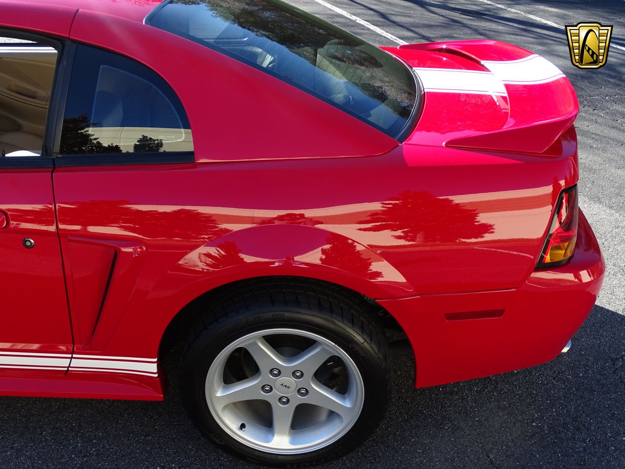824 Miles Only: 1999 Ford Mustang Cobra SVT Is Red With Fury For Not Being Driven