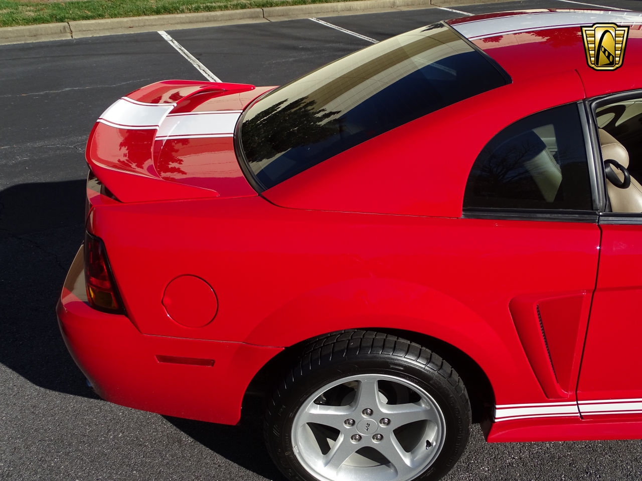824 Miles Only: 1999 Ford Mustang Cobra SVT Is Red With Fury For Not Being Driven