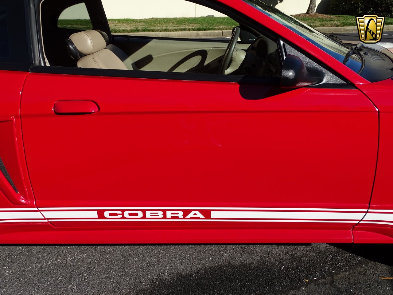 824 Miles Only: 1999 Ford Mustang Cobra SVT Is Red With Fury For Not Being Driven